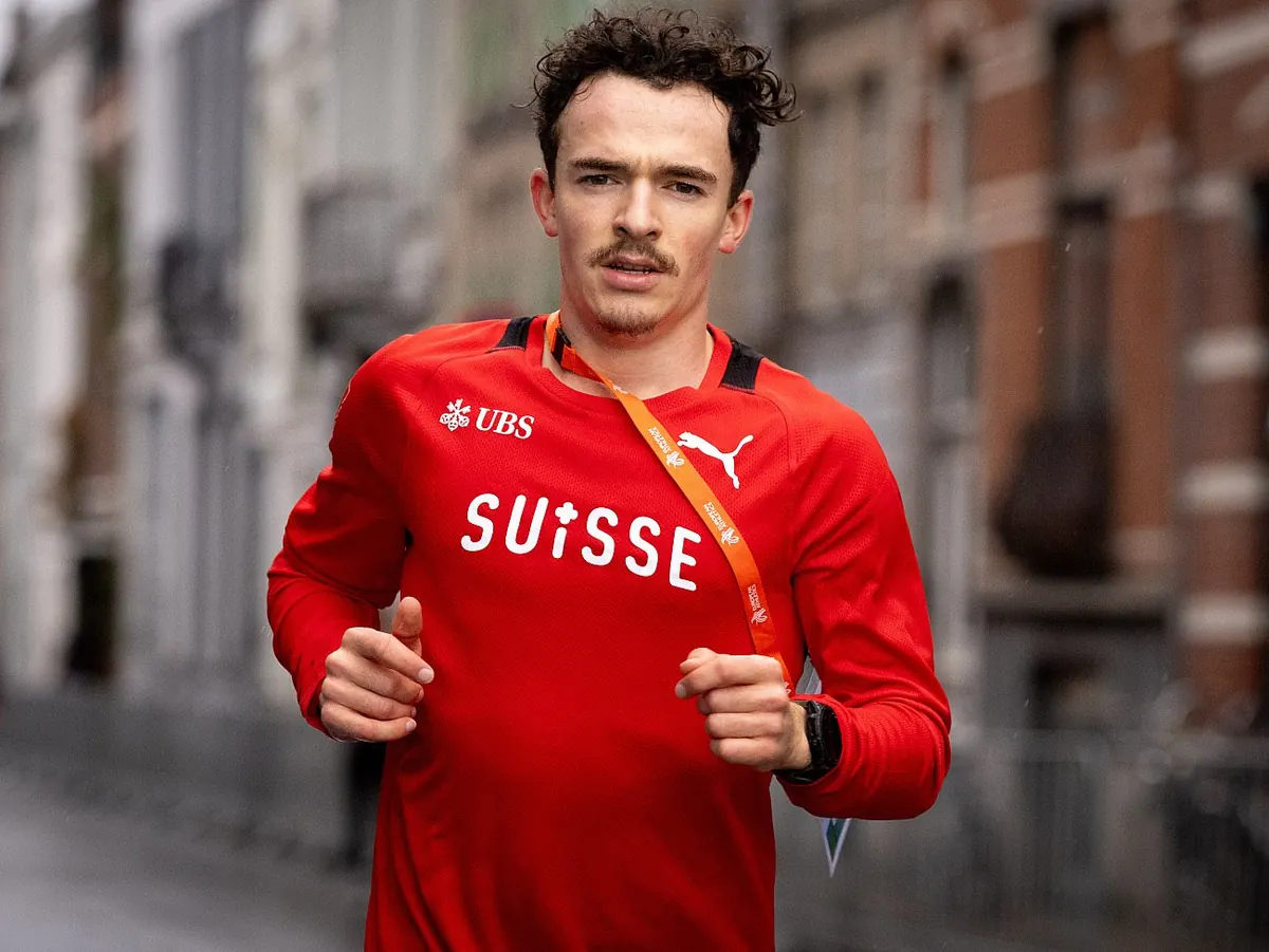 Nino Freitag im Schweizer Nationaltrikot